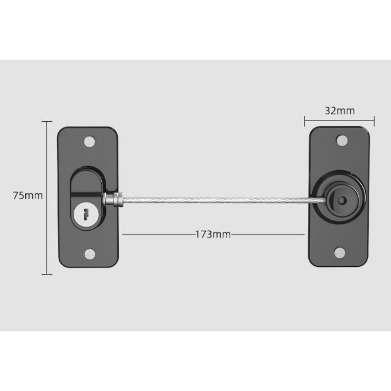Baby Safety Lock Child Protection Refrigerator/Window Children Security Lock For Kids Cabinet Lock With Keys