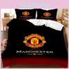 Pattern Digital Manchester Printed Duvet Cover Pillowcase Set Bedding Bedroom