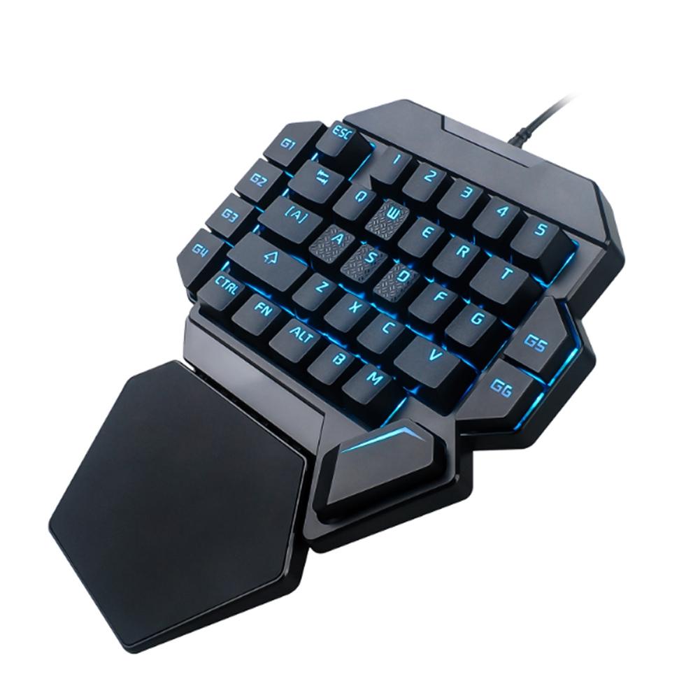 Клавиатура для управления одной рукой с RGB-подсветкой и функцией макроопределения