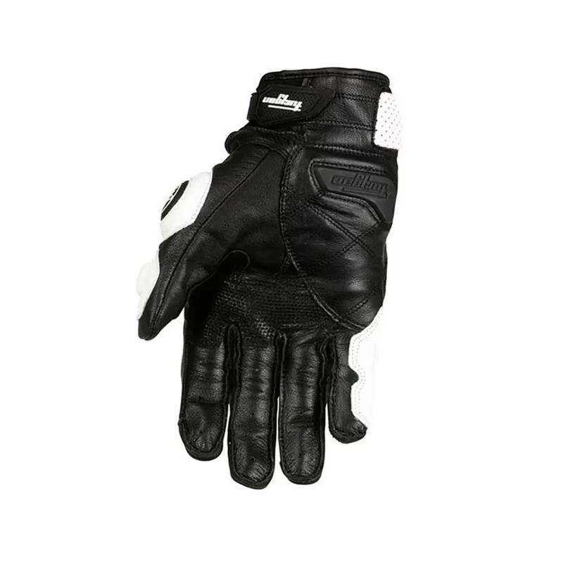 High Quality Leather Gloves Men's Luva Riding Moto Motorcycle Glove Guantes Protection Racing MOTO Protective Equipment