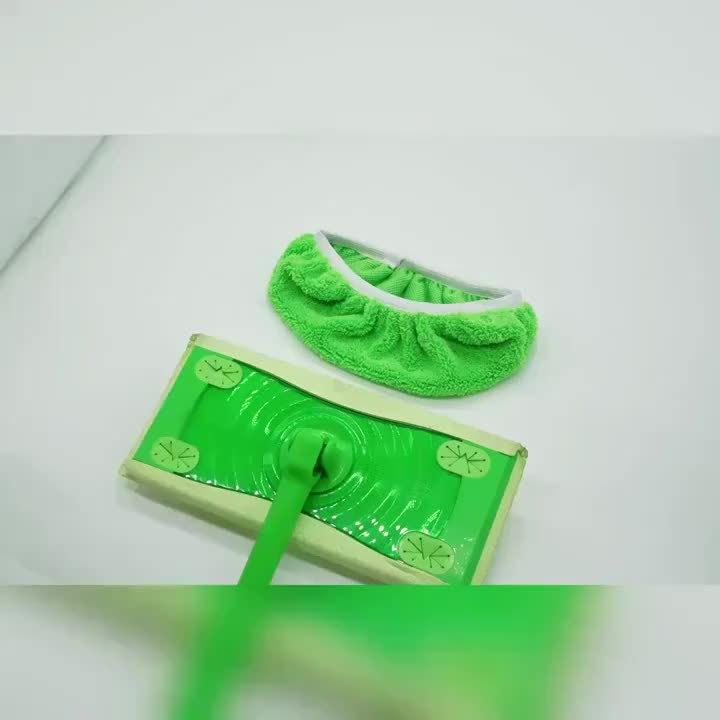 3 шт. Многоразовые моющие насадки из кораллового флиса, сменные washable головки для швабры Swiffer