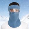 Зимний велосипедный флисовый защита для лица для холодной погоды на открытом воздухе с очками Мужчины Женщины Чистое зрение Ветрозащитный Антизапотевающий