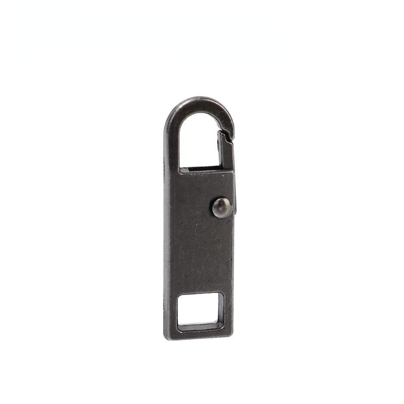 2Pcs Universal Metal Removable Pull Tab Zipper Head Accessories Detachable Zipper Puller for Clothing Bags