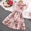 Girls' Dress Summer Korean Children's Dress Retro Princess Dress Kids Clothing