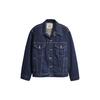 Levis Loose Casual Long Sleeve Denim Jacket Women Jackets Denim-Blue 84757-0002