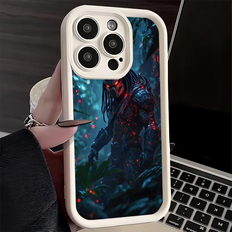 Чехол для телефона iPhone 17 Air 16E 15 16 Pro Max A-Alien Vs P-Predator Cover 14 Plus 13 12 Mini Мягкий силиконовый Fundas