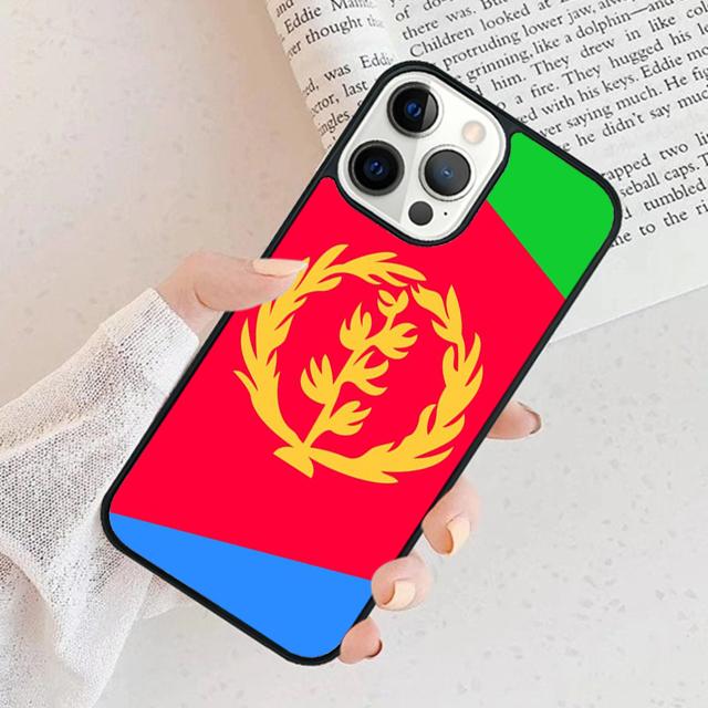 Чехол для телефона Флаг Эритреи Для iPhone 17 Air 15 16e 11 13 14 Pro Max 12 Plus Max Fundas