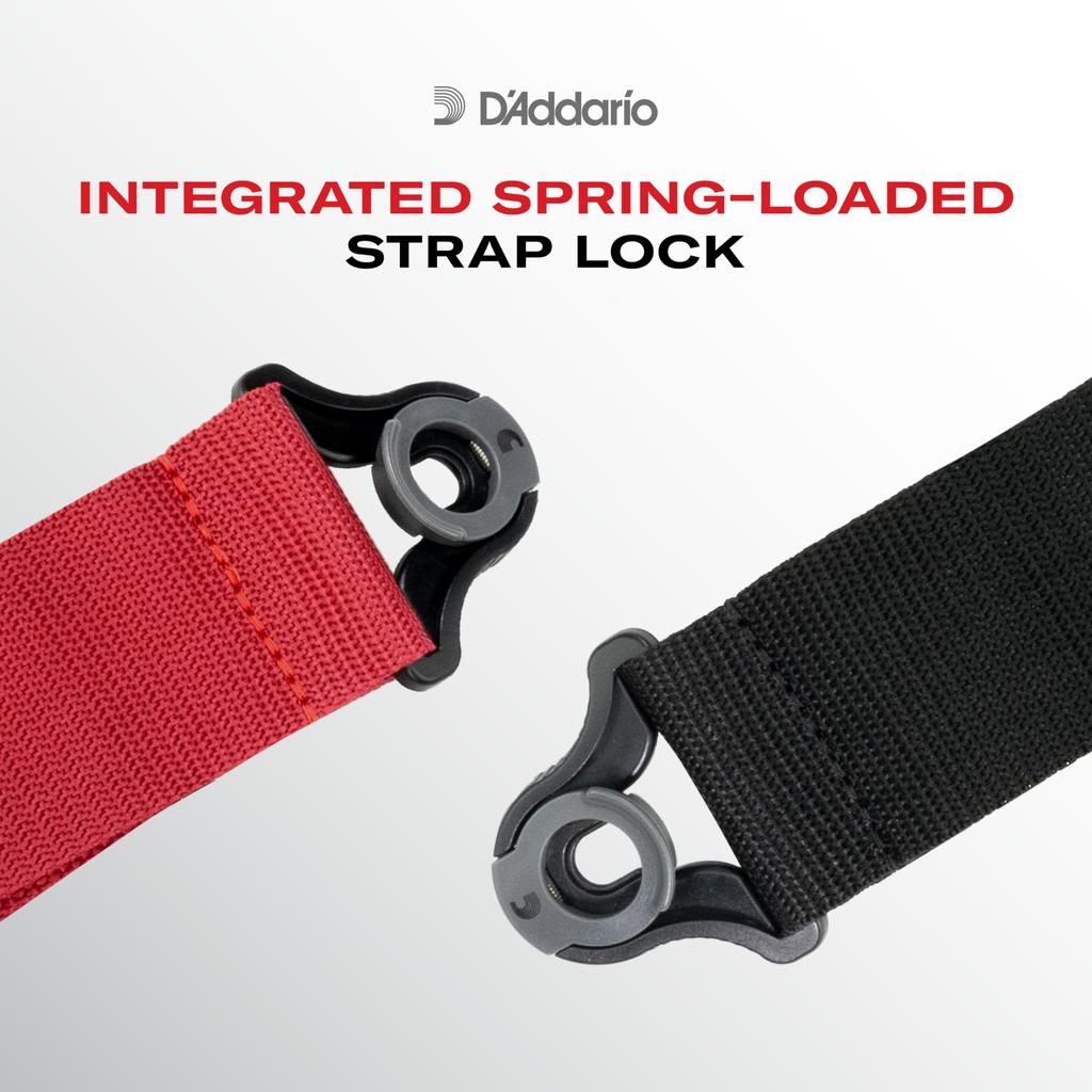 Ремень для гитары Autolock Strap 50BAL02 Black Diamond Padded D'Addario []