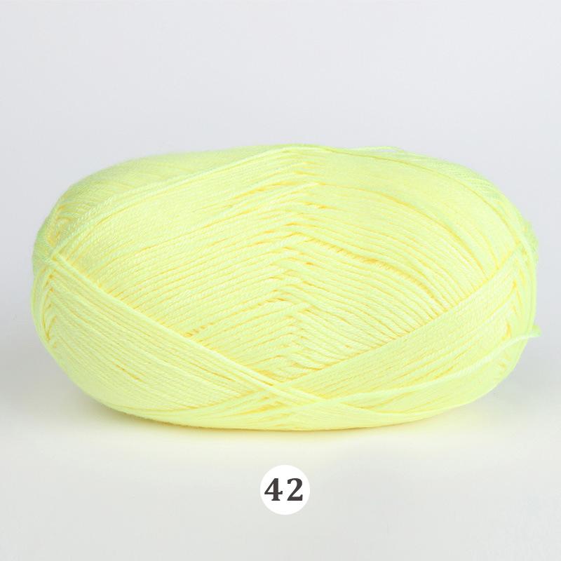 50g/Ball DIY Crochet Yarn Hand Woven Yarn Knitted Fabric Natural Bamboo Cotton Baby High Quality