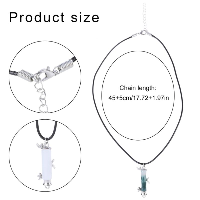 Sophisticated Bamboo Segment Necklace Adjustable Length Clavicle Chain Ornament Versatile Ethnic Neckchain Accessory