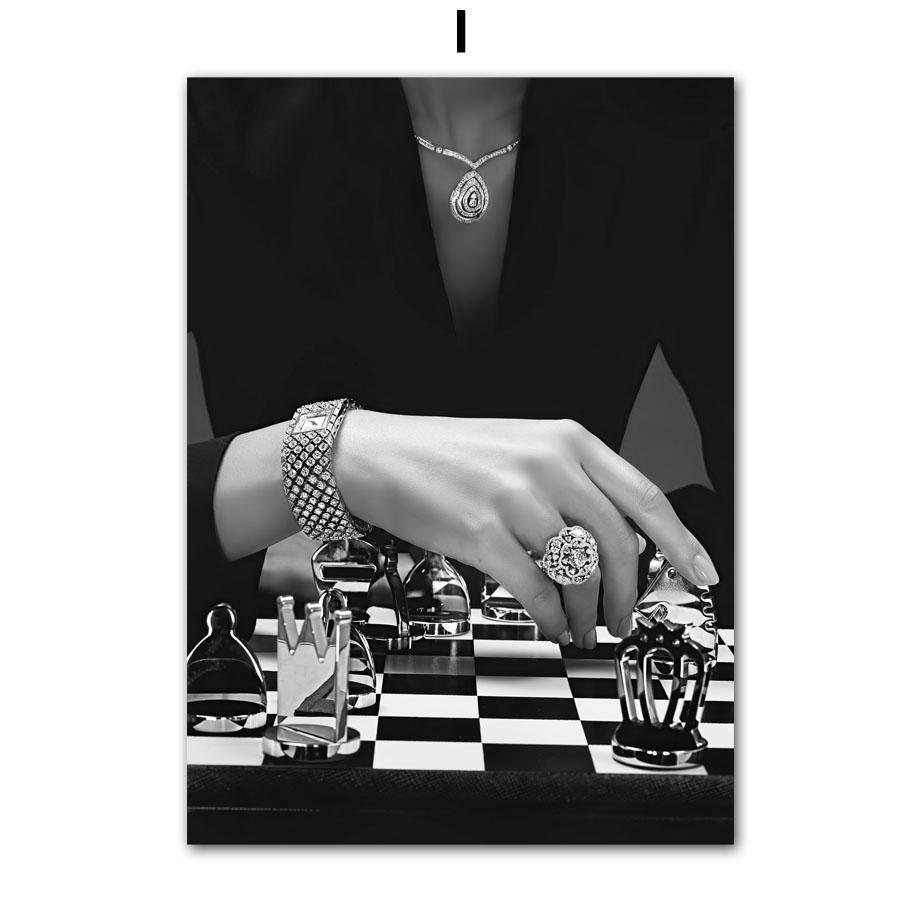 Wall Art Canvas Painting Racing Car Paris Towel Shopping Girl Gift Black White Home Decor Poster Print Living Room Wall Pictures