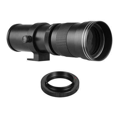 Фотообъектив MF Super Telephoto Zoom F/8.3-16 420-800 мм Крепление T2 с переходным кольцом для крепления AI Универсальная замена 1/4 резьбы для Nikon AI-mount D50 D9