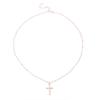 Fashion Simple Alloy Cross Pendant Necklace Female Charm Jewelry Party Gift