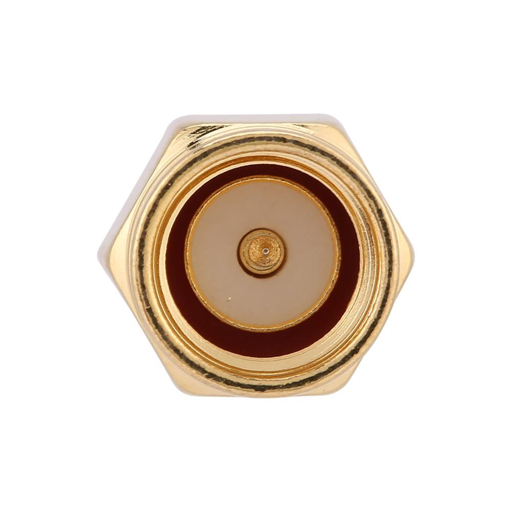 5PCS Durable Low Loss SMA Male To SMA Female Coaxial Connector Gold Adapter Set Coaxial Adapter Coax Connector Wire Connection
