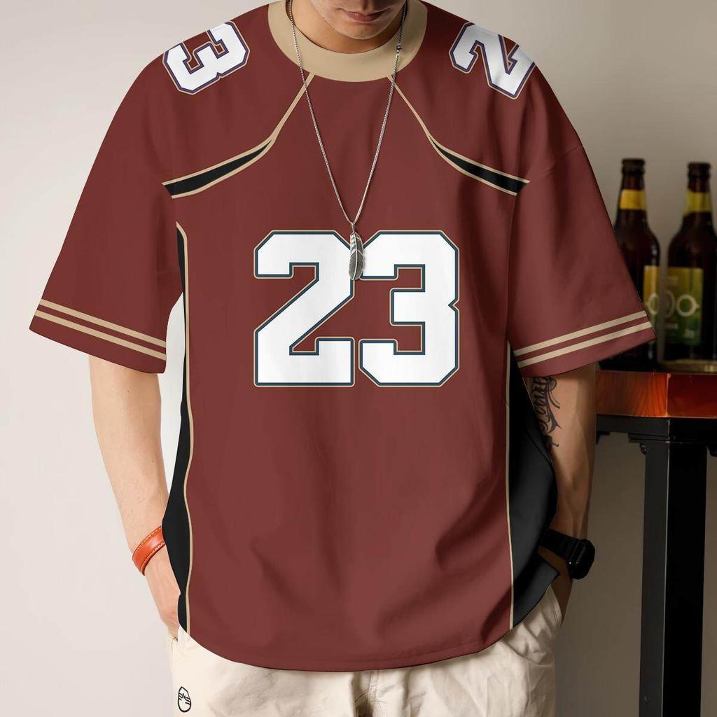 Мужская футболка №. 23 Футболка спортивная 3D принтованная мужская футболка спортивная модная летняя удобная впитывающая пот футболка