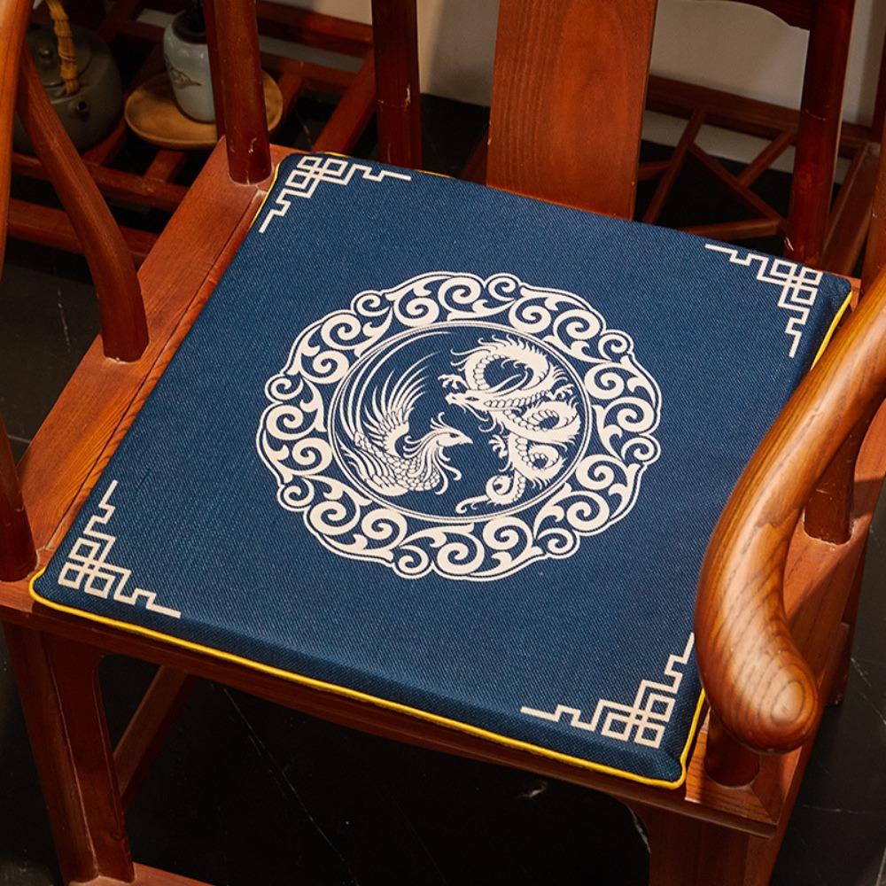 Подушка для дивана из красного дерева, утолщенная подушка сиденья для китайского обеденного стула, мебель из массива дерева, кресло