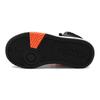 Adidas Neo Hoops 3.0 Mid K Anti Slip Wear Resistant Mid Top Kids' Skateboarding Shoes Black Orange Kids' Sneakers HQ4492