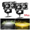 Motorcycle LED Fog Lights ATV Driving Fog Light Auxiliary Spotlight Projector Lens Super Bright Electric Motor Fog Lamp