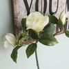 Красивый искусственный шелк Цветы Гардении Букет Домашний Свадебный Декор Новый