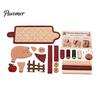 DIY Crafting Kit for Kids Adults Farmhouse Friends Mug Cozy Sewing Kit, Animal Cup Sleeve Craft, Handmade Coffee Wrap Project with Festive Patterns,