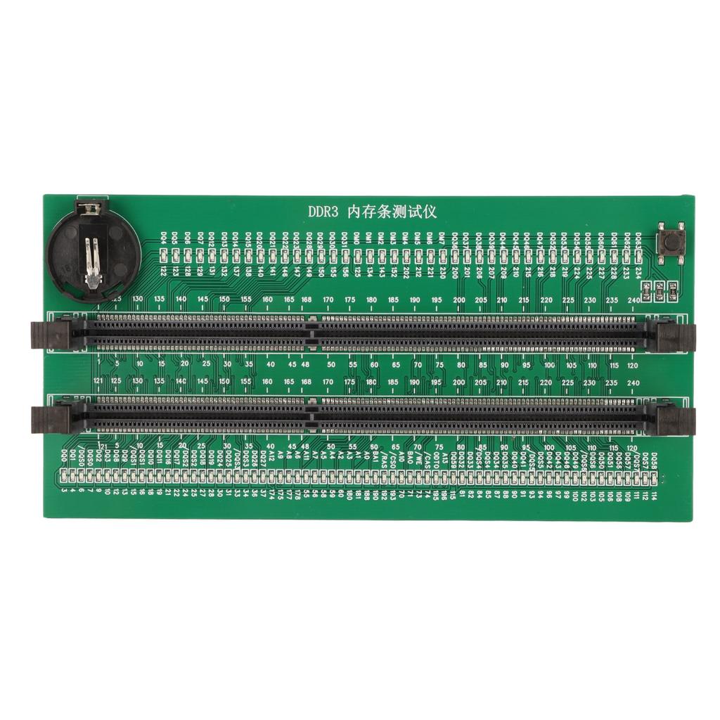 Тестер памяти DDR3 Печатная плата Тестовая карта памяти DDR3 с 110 светодиодными индикаторами для настольного компьютера Память DDR3