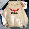 Angel Demon Printed Hoodies Men Women Casual Fashion Classic Autumn Winter O-Neck Long Sleeve Sweatshirts Fleece Pullover