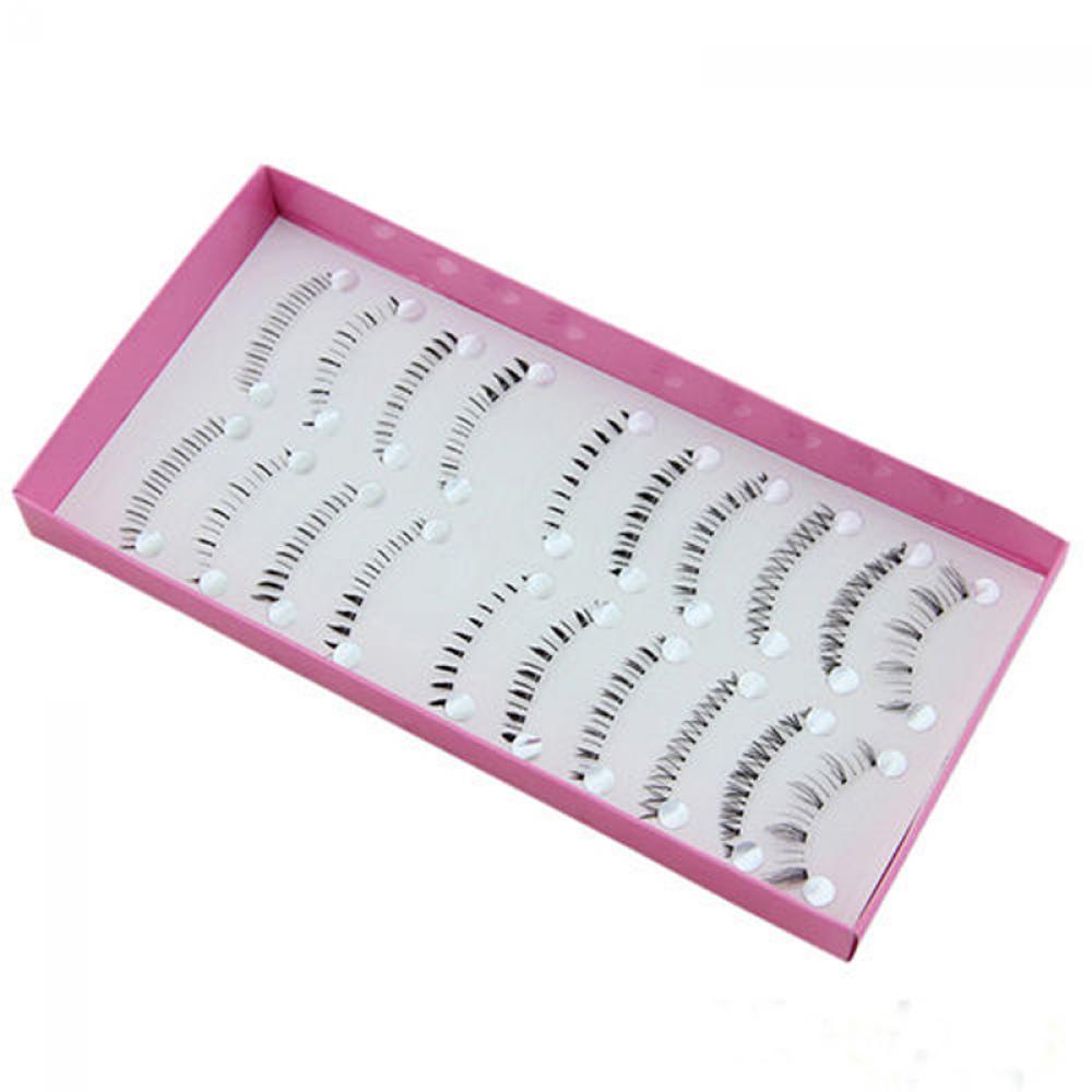 10 Pairs Womens Different Fake Lower Bottom Eye Lashes Handmade False Eyelashes