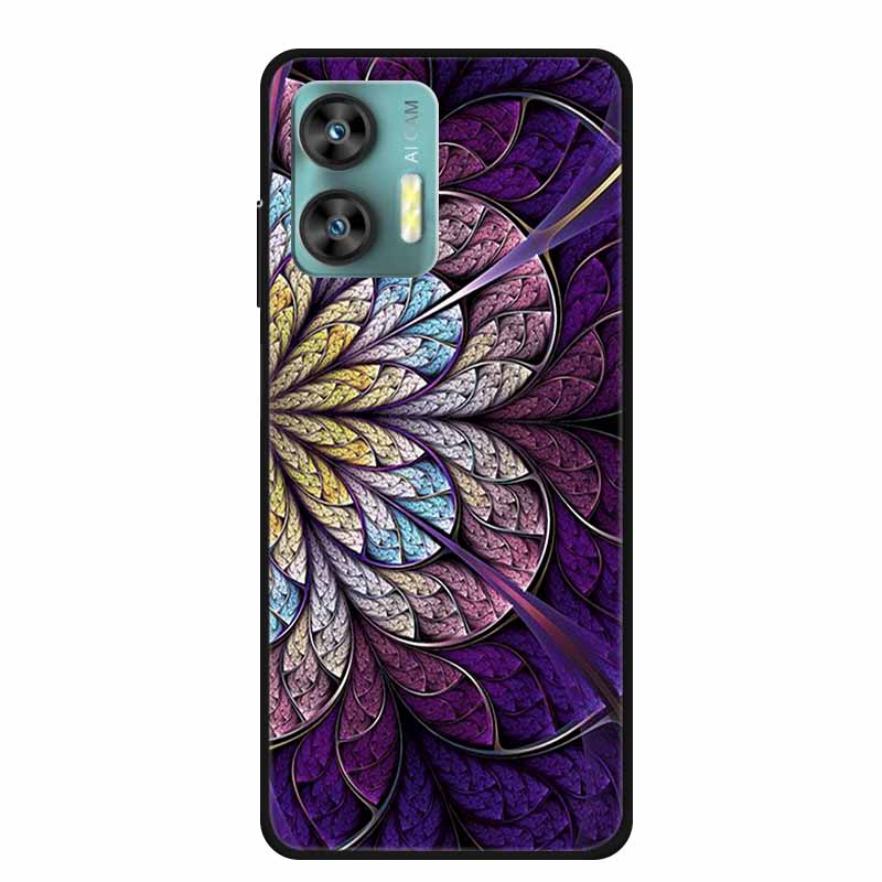 Для Oukitel C36 C35 Чехол Роскошный ТПУ Мягкий Силикон Чехлы для Телефона Задняя Крышка для Oukitel C35 OukitelC36 Ударопрочный Цветы Fundas