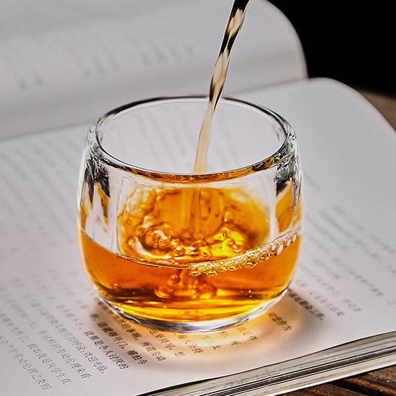 ZISIZ Прозрачные термостойкие ручной работы стеклянные стаканы, набор из 6 штук