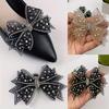 1PC Fashion Shoes Decorations Materials Shiny Bow Design Shoes Buckle High Heel Accessories Wedding Bride