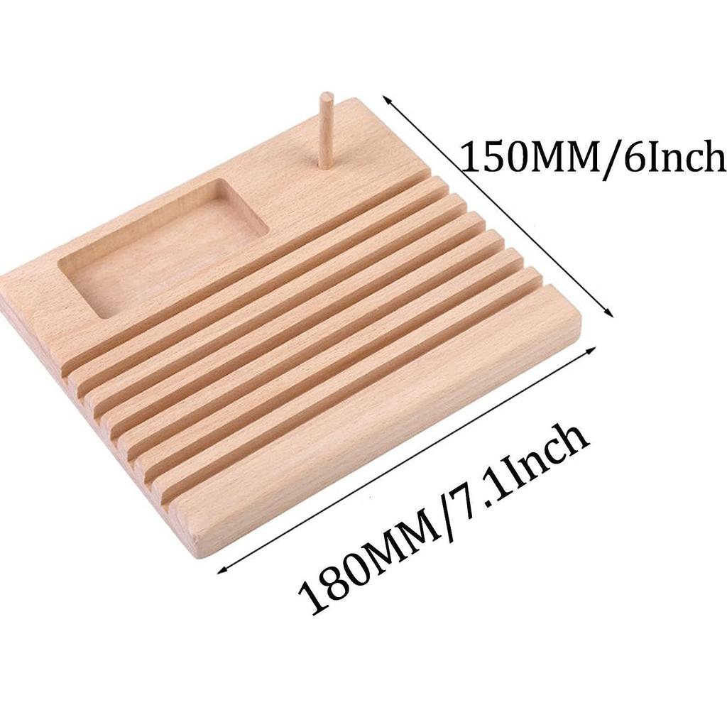 Стеллаж для хранения ручных швейных инструментов Деревянная стойка для швейной машины