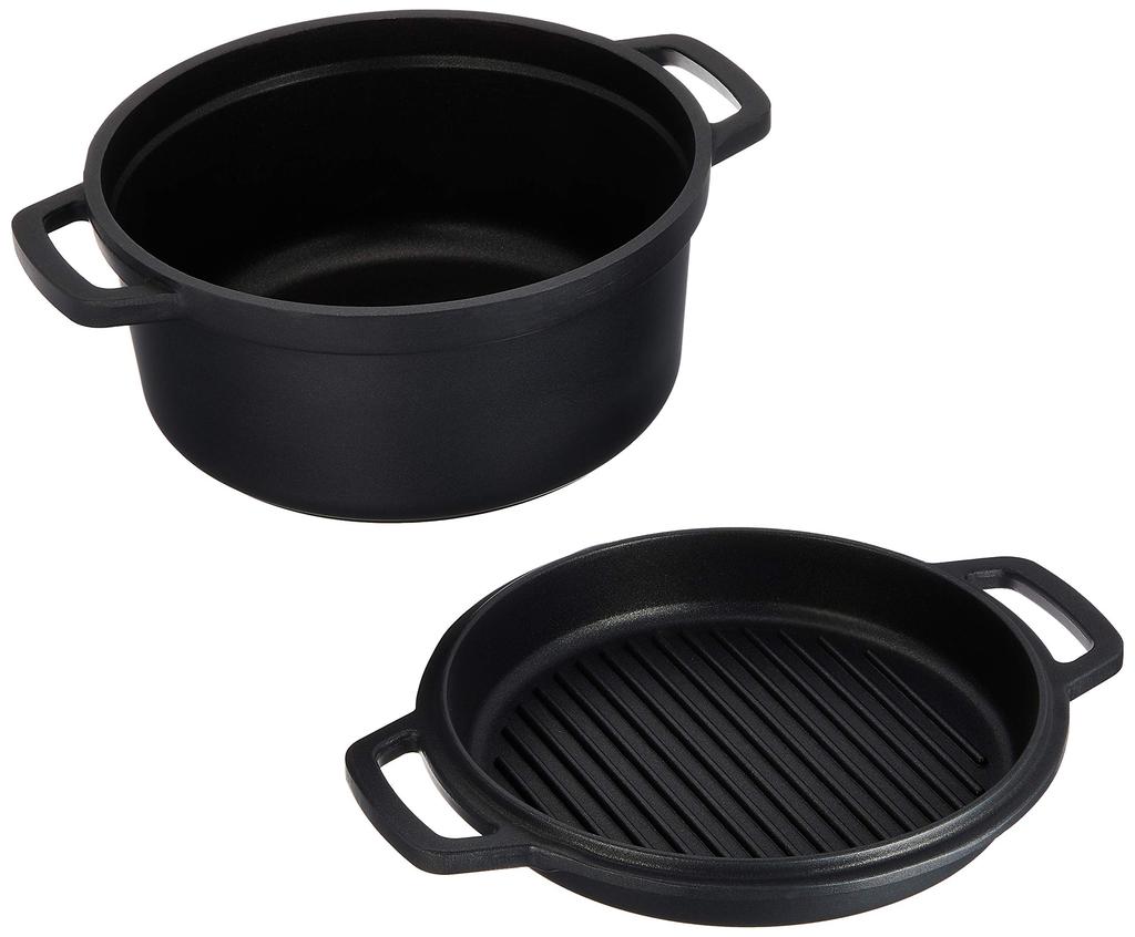 Cotta Waterless Cooking 92081 Pot, Silver, Diameter 20cm, Height 9.5cm, Lid 3cm,