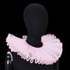Detachable Renaissance False Collar Elegant Retro Court Aristocrat Ruff Collar Cosplay