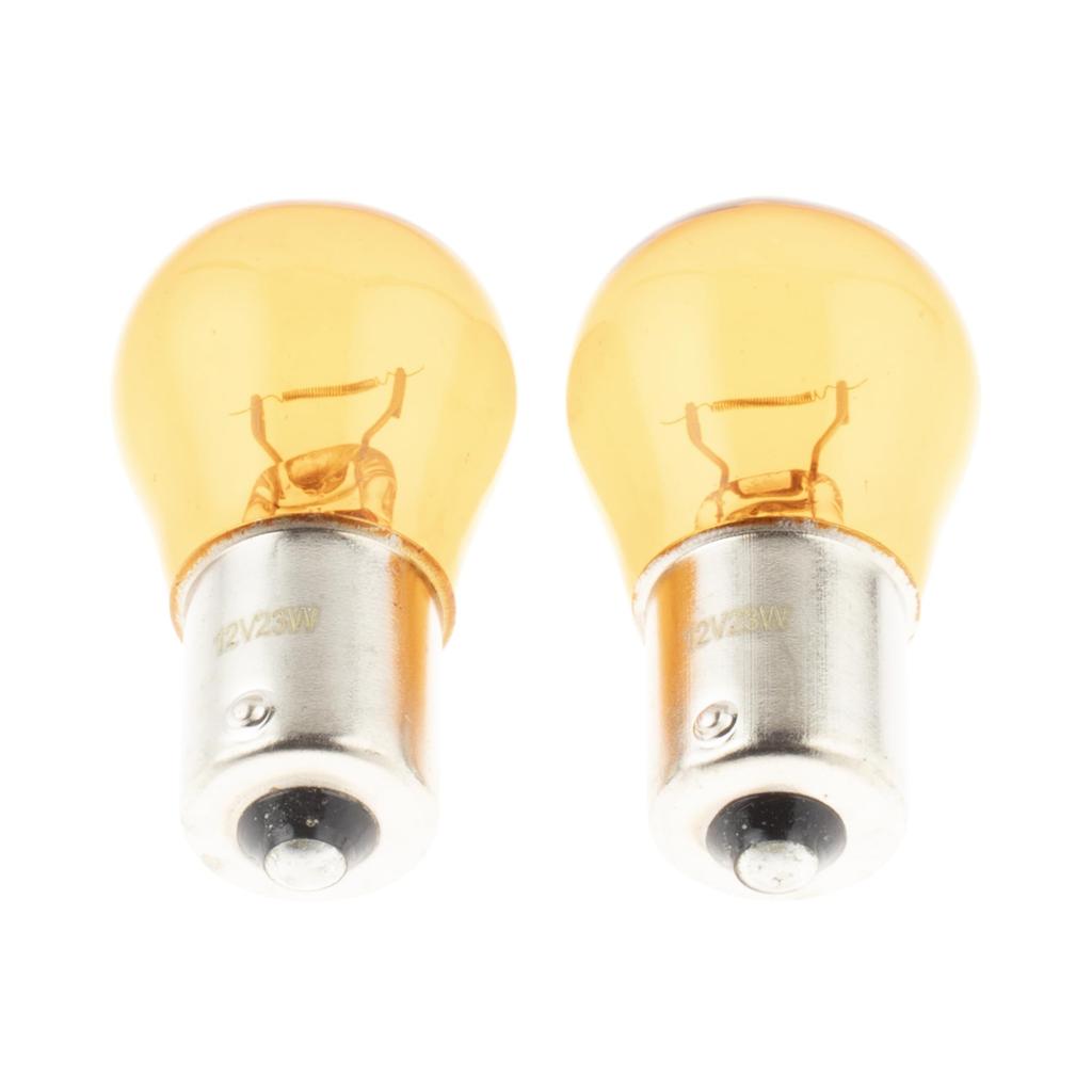 Kijima HD-01286 Motorcycle Turn Signal Lens Harley Genuine Type Bullet Mirror Smoke, Pack of 2