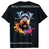 Смешная винтажная футболка с графическим принтом «Команда шнауцеров» для мужчин и женщин, хип-хоп, оверсайз, 100% хлопок, комфортные футболки