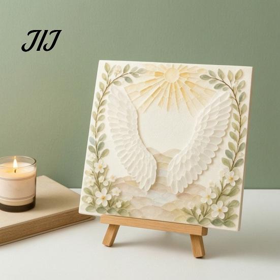 Unique Birthday Gifts for Her DIY Psalms Sea Glass Mosaic Art Kit, Christian Craft Kit with Home Decor Projects Inspirational Bible Verse Design,