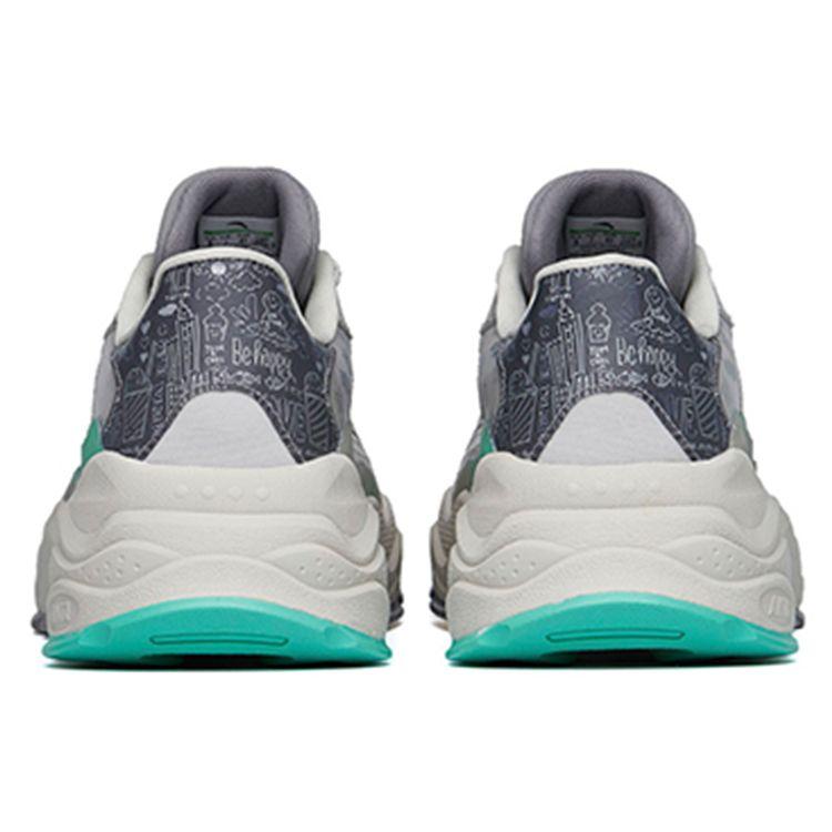 Anta Мистер. Дружелюбный X Millennium 4.0 Retro Trend Низкие спортивные повседневные туфли мужские кроссовки серые 112228890-7