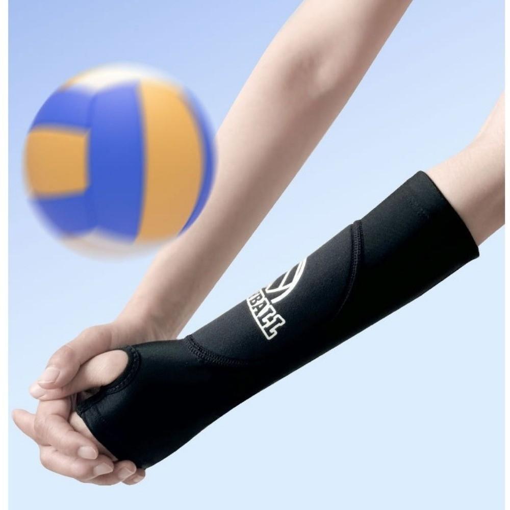 1Pair Breathable Volleyball Arm Sleeves Compression Forearm Sleeves Sports Arm Guard Training