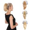 Straight Short Synthetic Ponytails For White Golden White Brown Black Ponytail