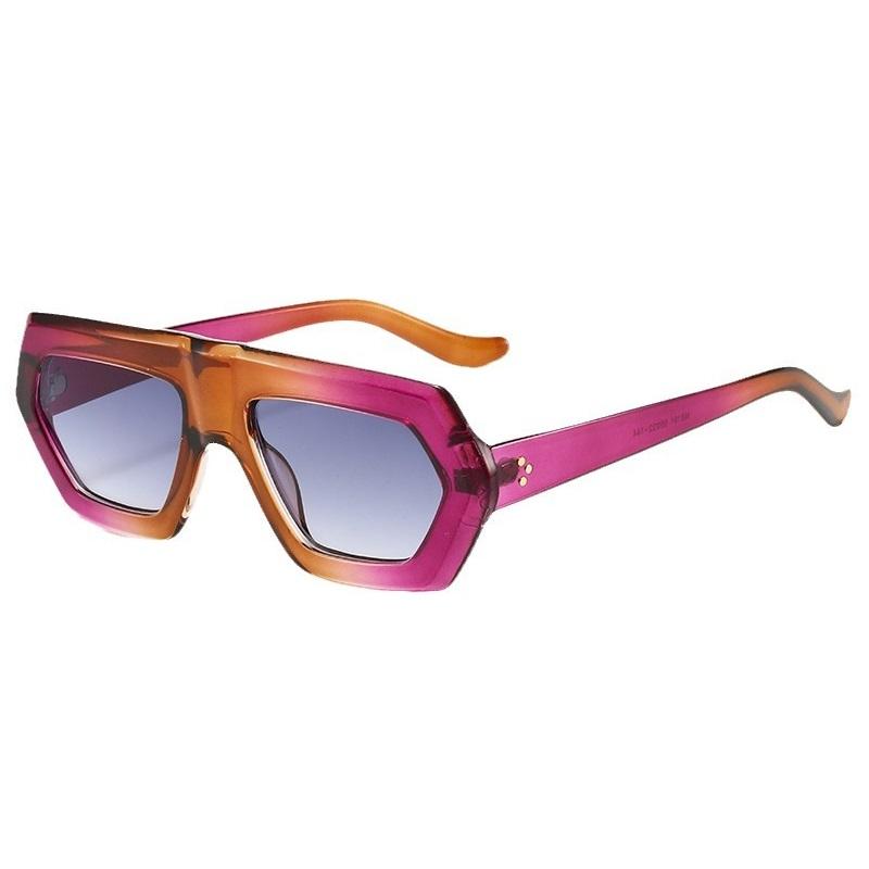 New Irregular Square Sunglasses Women Men Retro Shades Gradient Female Luxury Sun Glasses Fashion Feminino Uv400