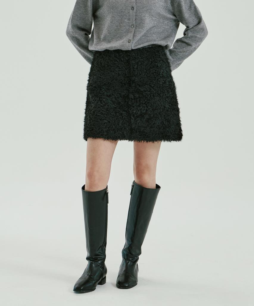 Pin Black Lacon Teddy Mustang Skirt Black
