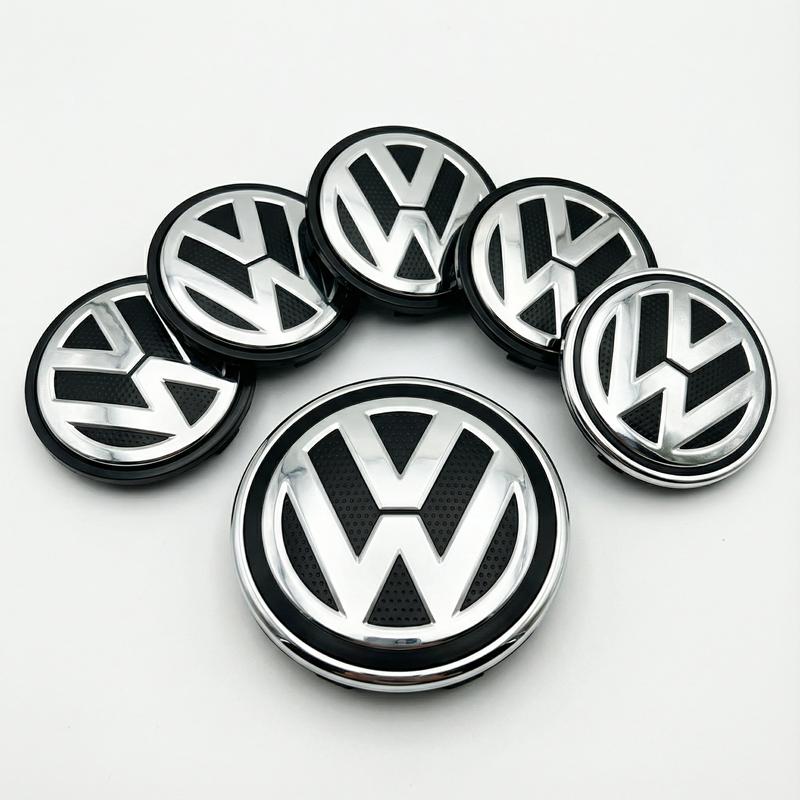 For Volkswagen VW 4Pcs Wheel Center Caps Hub Cover 56mm 65mm 70mm 76mm for VW Golf 5 6 7 Passat B6 B7 B8 Tiguan Polo Jetta GTI 3B7601171 5G0601171