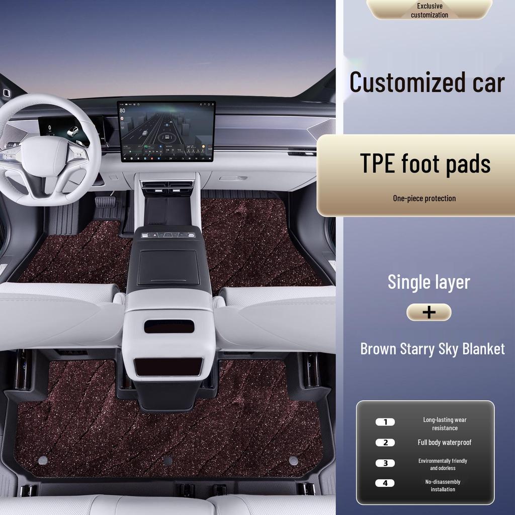 Коврики SAIC Roewe M7 Полностью из TPE Аксессуары для Модификации Салона Автомобиля Kui Xi