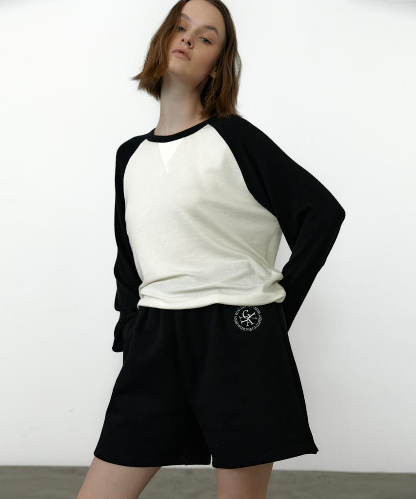 GUAV Fleece Coin Shorts Black