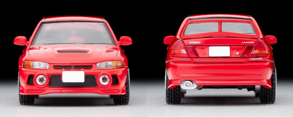 Tomica Limited Vintage Neo Mitsubishi Lancer GSR Evolution IV Red Finished Product 320241 1/64 LV-N186d