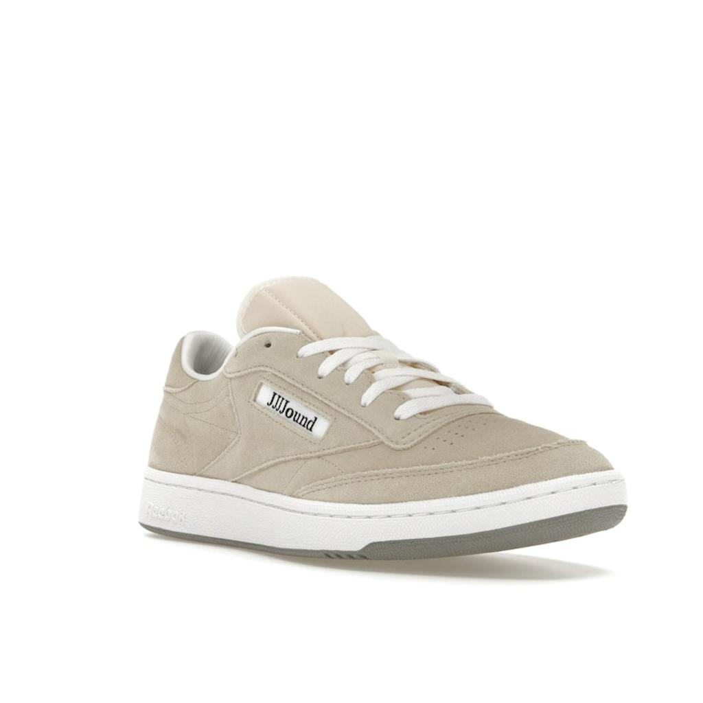Унисекс кроссовки JJJJound x Reebok Club C 85 Cork кремово-белые космически-серые 100073319