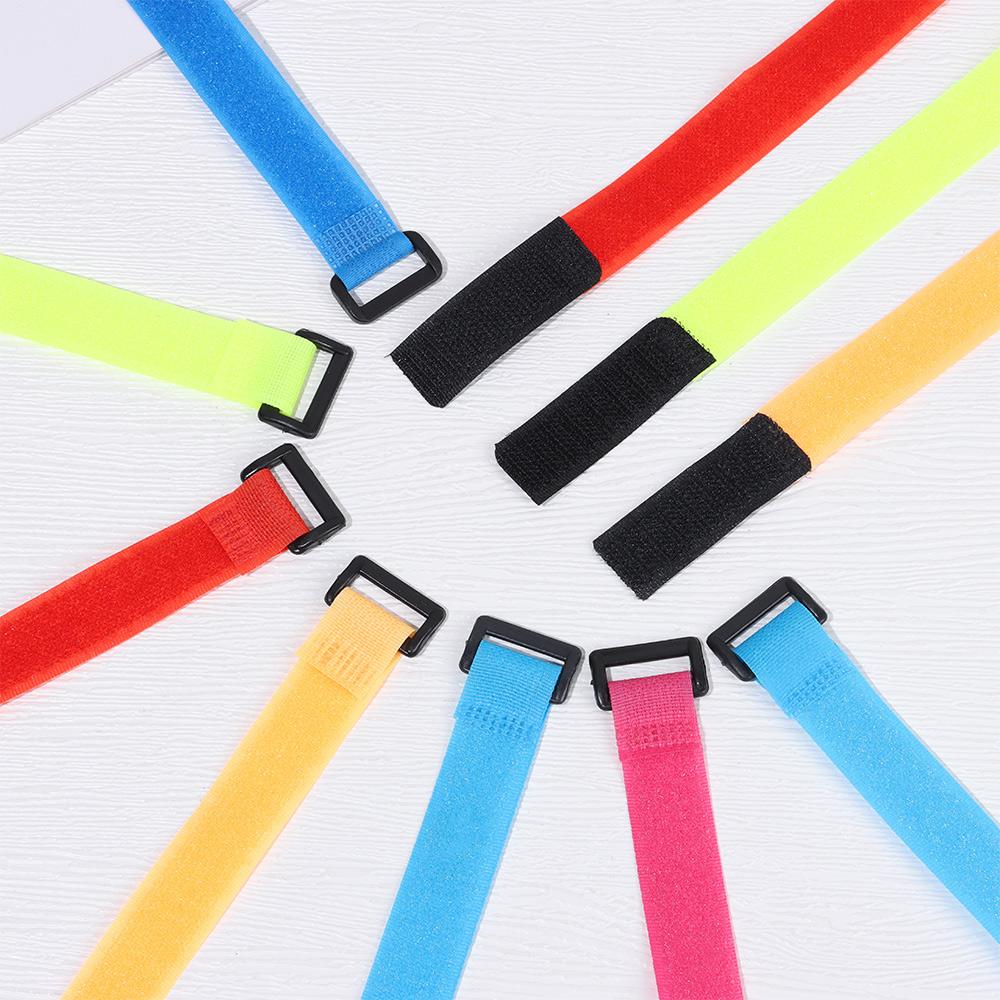 10 шт., популярные нейлоновые разноцветные аксессуары для радиоуправления, ремни для крепления, противоскользящий кабель для аккумулятора и липо