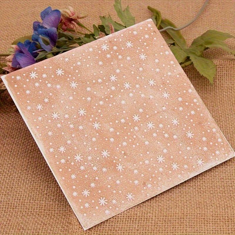 1pc Christmas Snowflake Embossing Die Cut Template - Plastic Craft Mold for DIY Cards, Scrapbooks & Gift Tags - Easy-to-Use