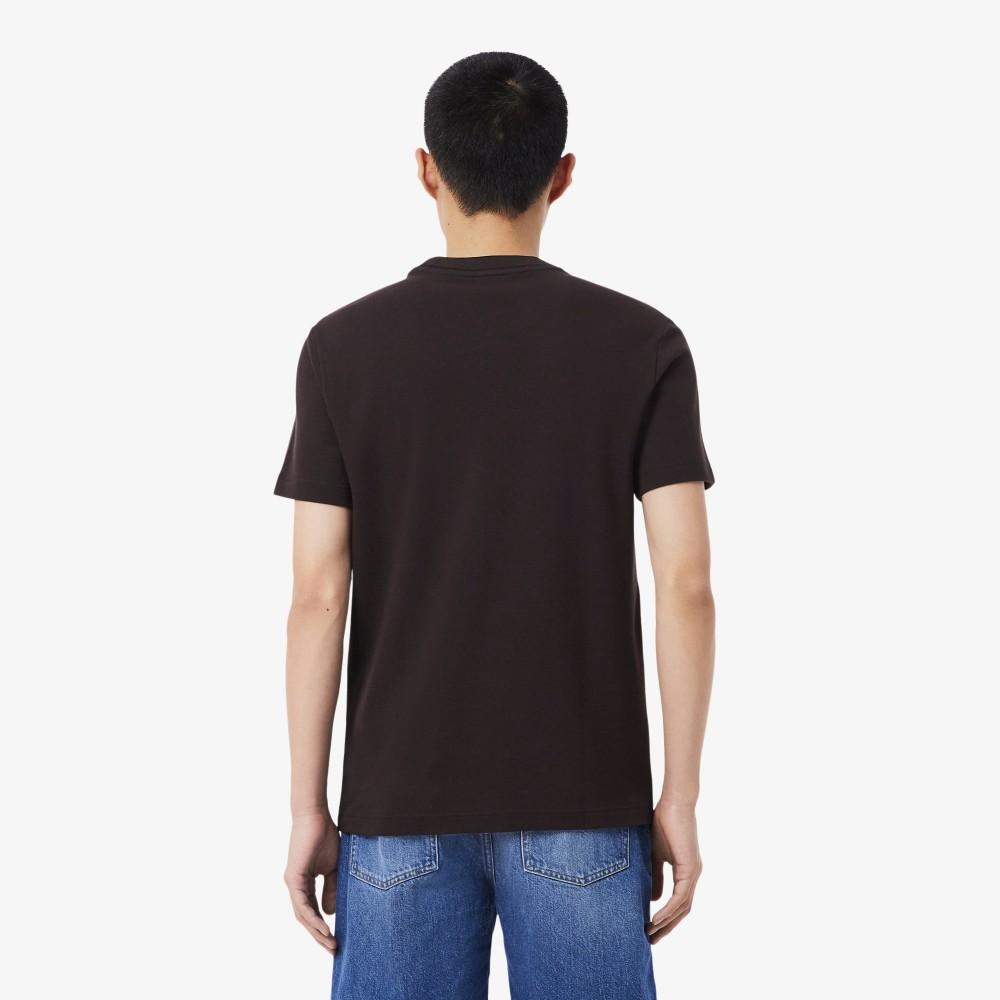 [lacoste] Men's Contrast Tipped Line Match Pique Short Sleeve T-Shirt TH1004-56G3LA