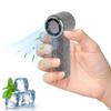 Long-Lasting Rhinestone Handheld Fan Digital Display Personal Electric Fan  Camping